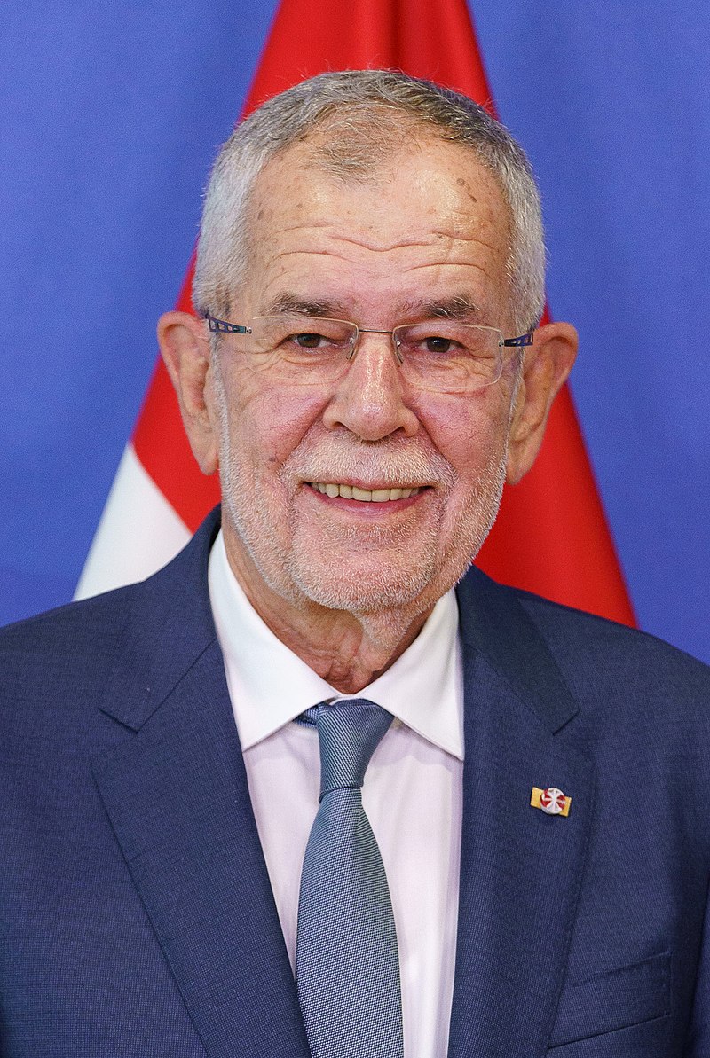 From the left to the right, Alexander Van der Bellen, Ursula von der Leyen