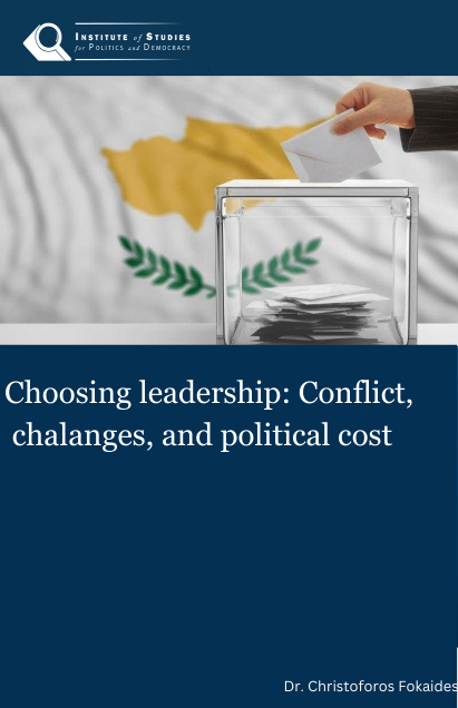 Choosing leadership Conflict , chalanges, and political cost (1)